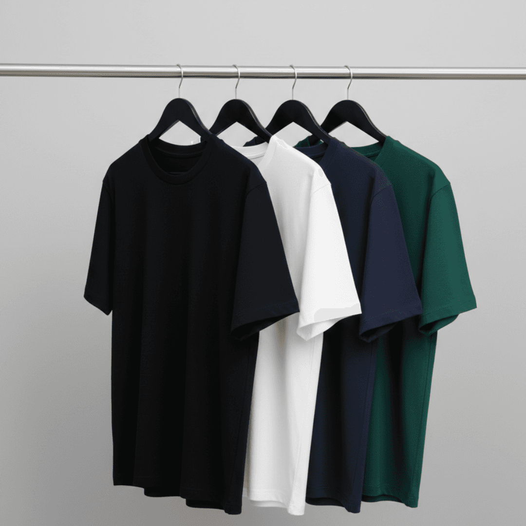 Playeras con gran variedad de colores en catálogo