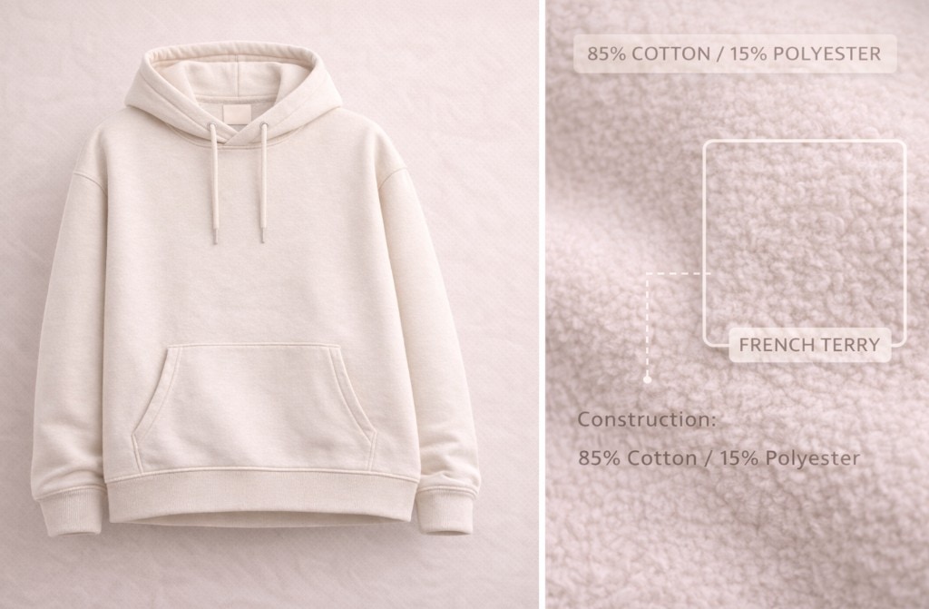 French Terry 85% algodón / 15% poliéster